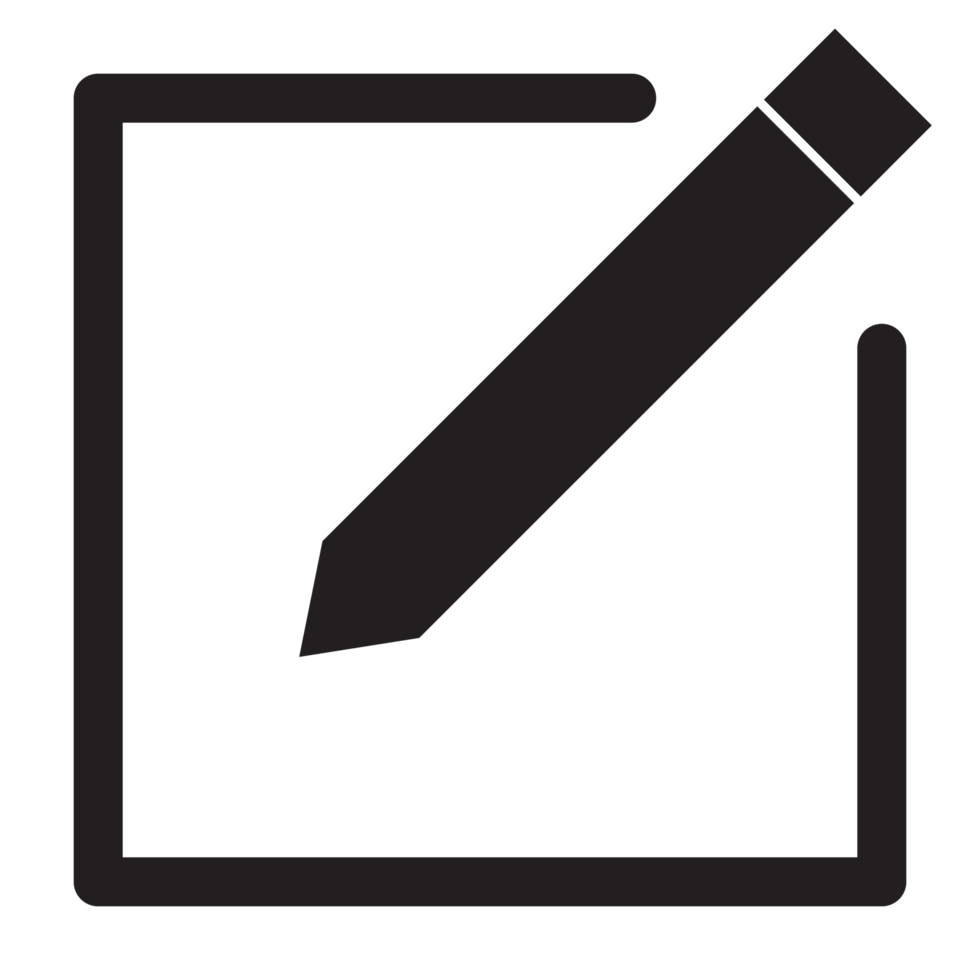 Note icon isolated png