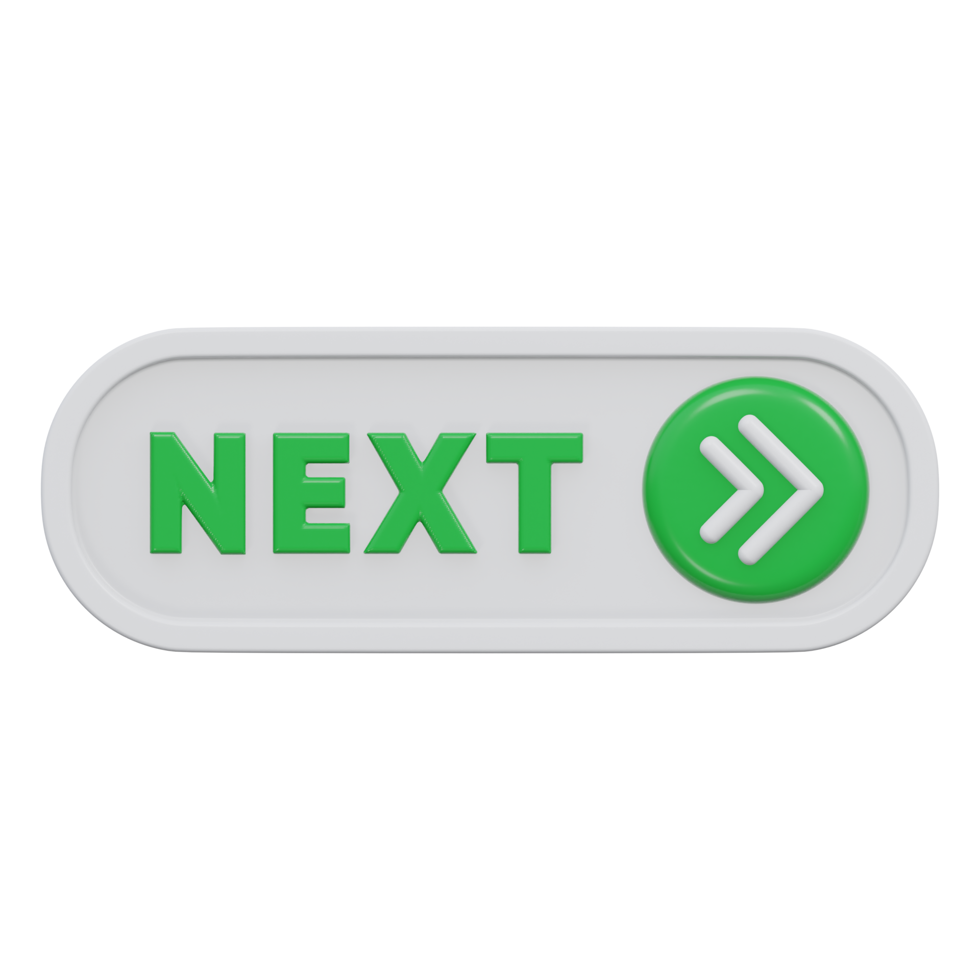 next button 3d render, transparent background, click button 22891276 PNG