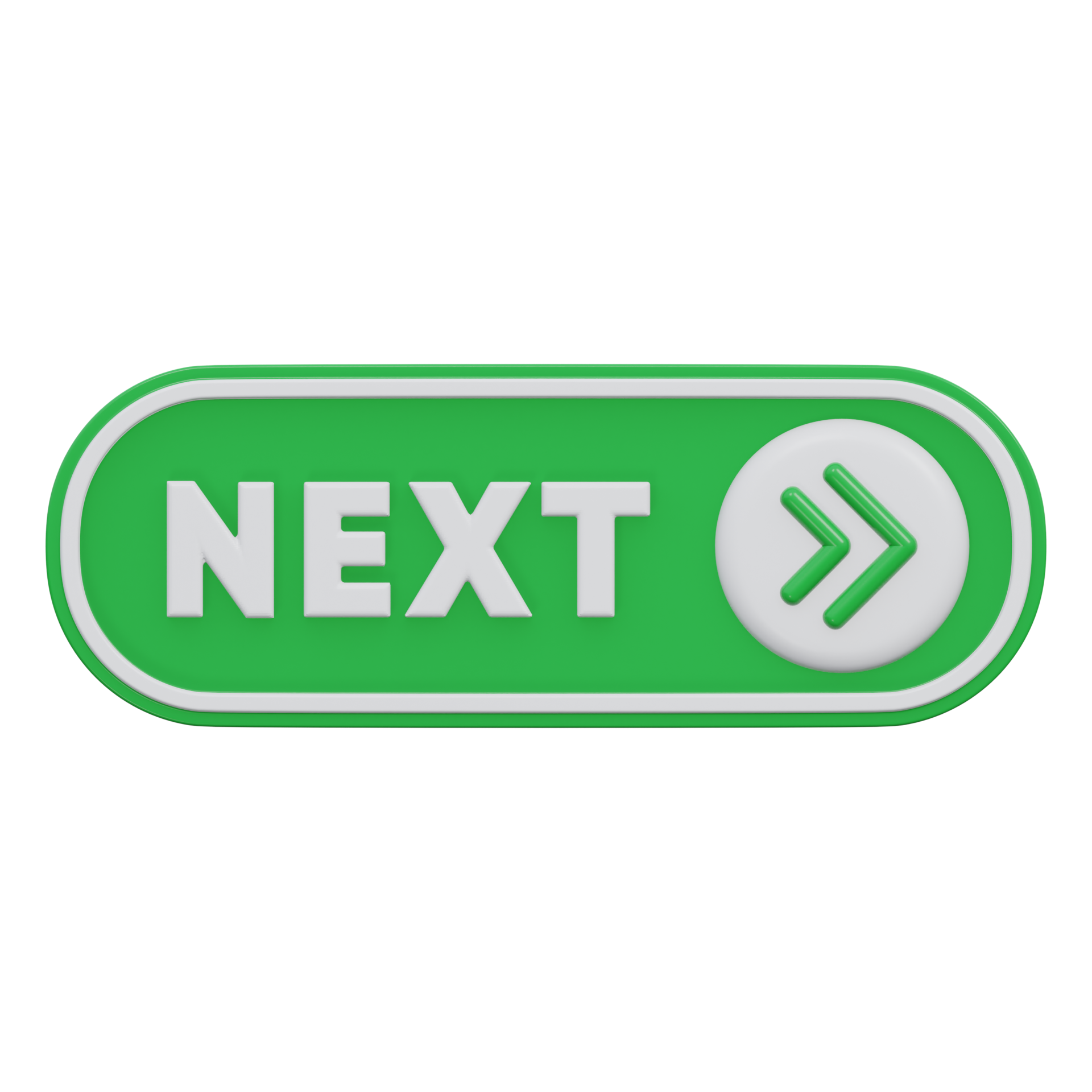 next button 3d render, transparent background, click button 22891277 PNG