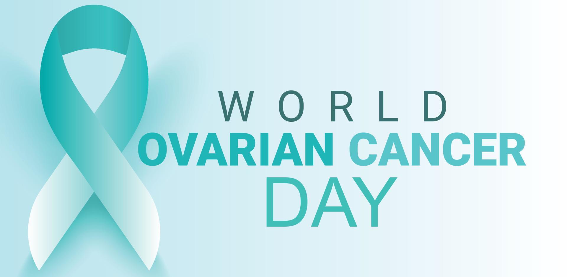 World Ovarian Cancer day. Template for background, banner, card, poster. vector illustration.