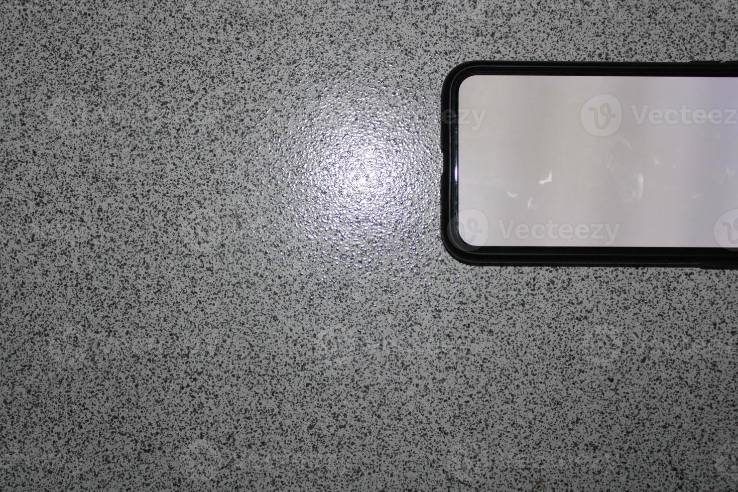 blank cellphone photo from above