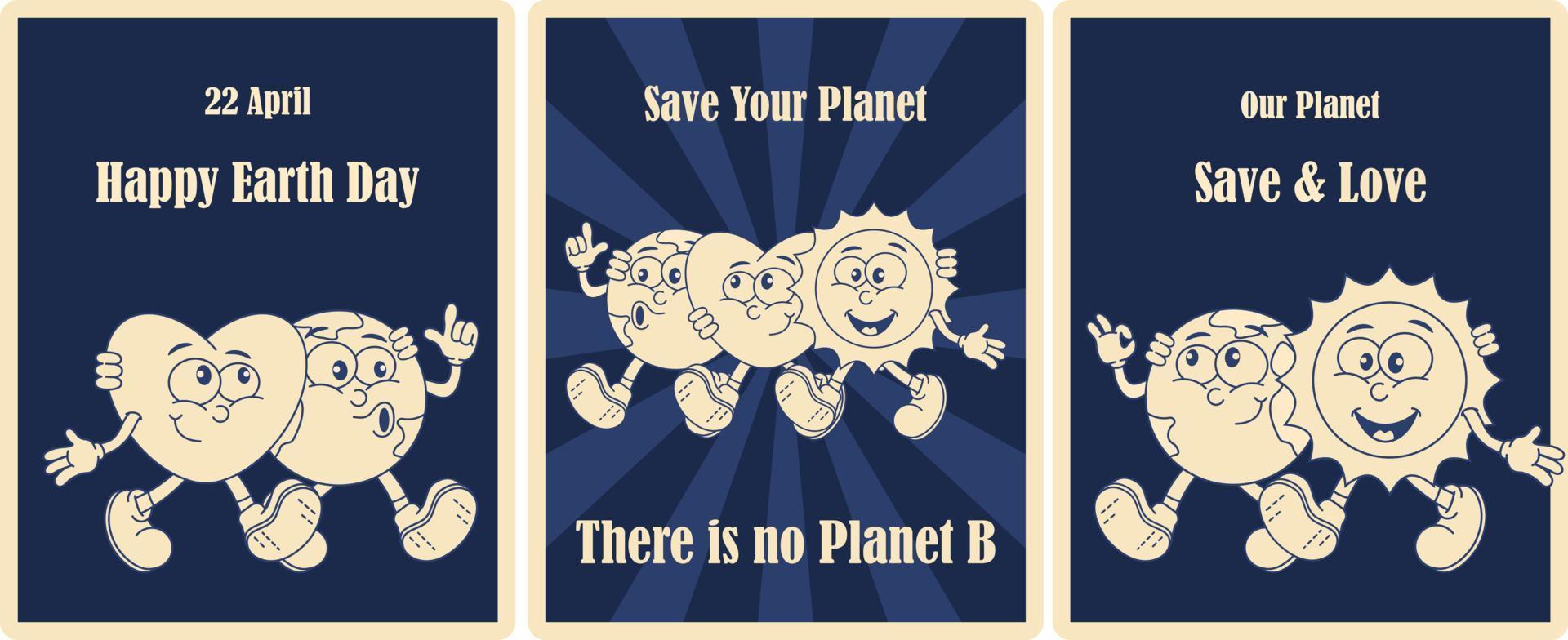 Vintage Earth Day-April 22 There Is No Planet B Vintage Earth Day-April 22 There Is No Planet B