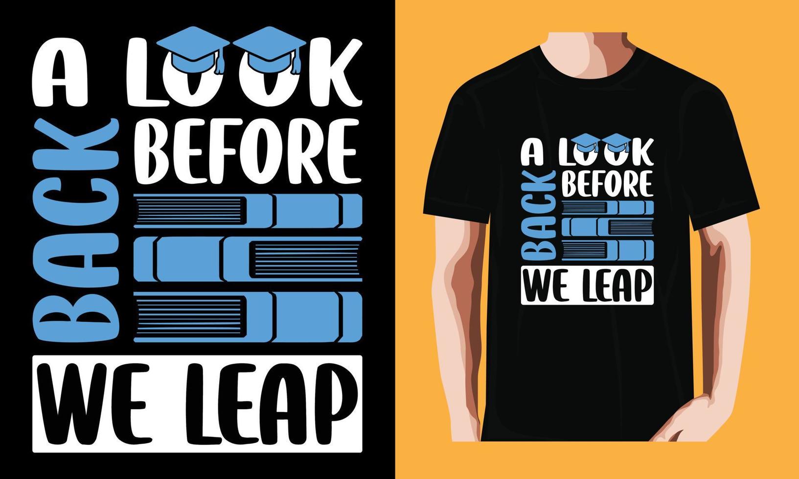 A look back before we leap vector