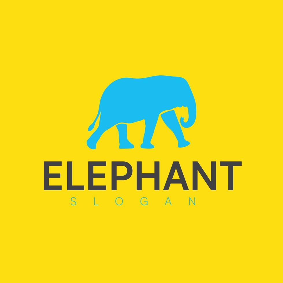 elefante símbolo elefante logo modelo vector elefante logo