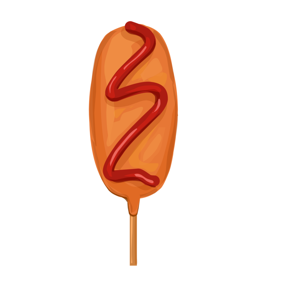 Korean food illustration png