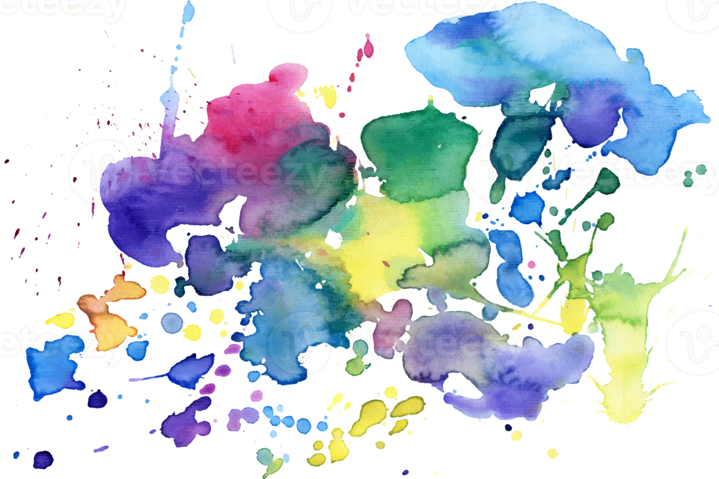 Ink splash. Grunge splatters. Abstract background. Grunge text banner. Bright watercolor spot. png