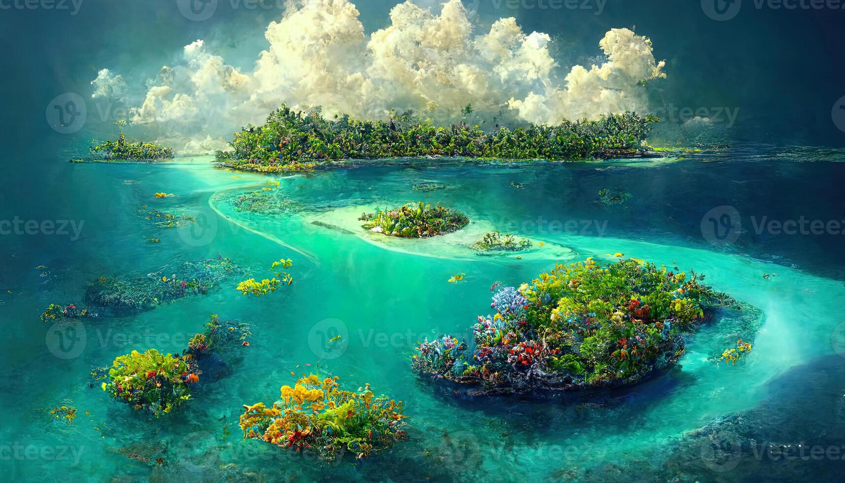 Beauty limestone rock in the adaman sea, thailand. photo