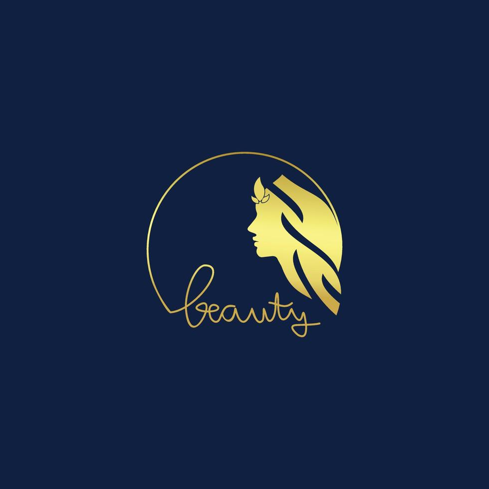 Beauty logo vector concept design for fashion