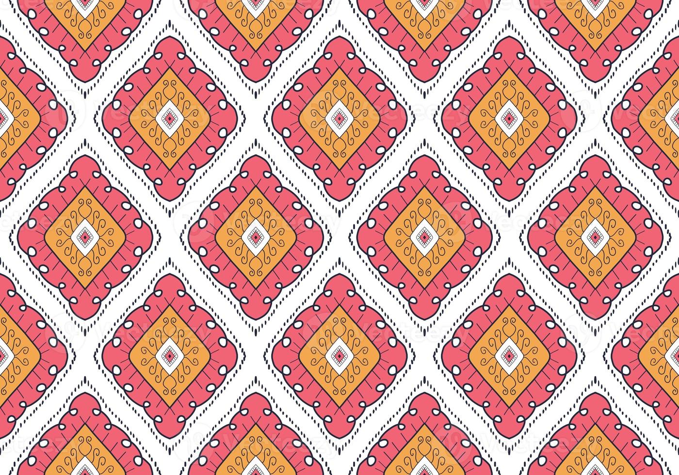 ikat modelo étnico geométrico nativo tribal boho motivo azteca textil tela alfombra mandalas africano americano antecedentes fondo ilustraciones loseta papel flor textura tela cerámico fondo de pantalla foto