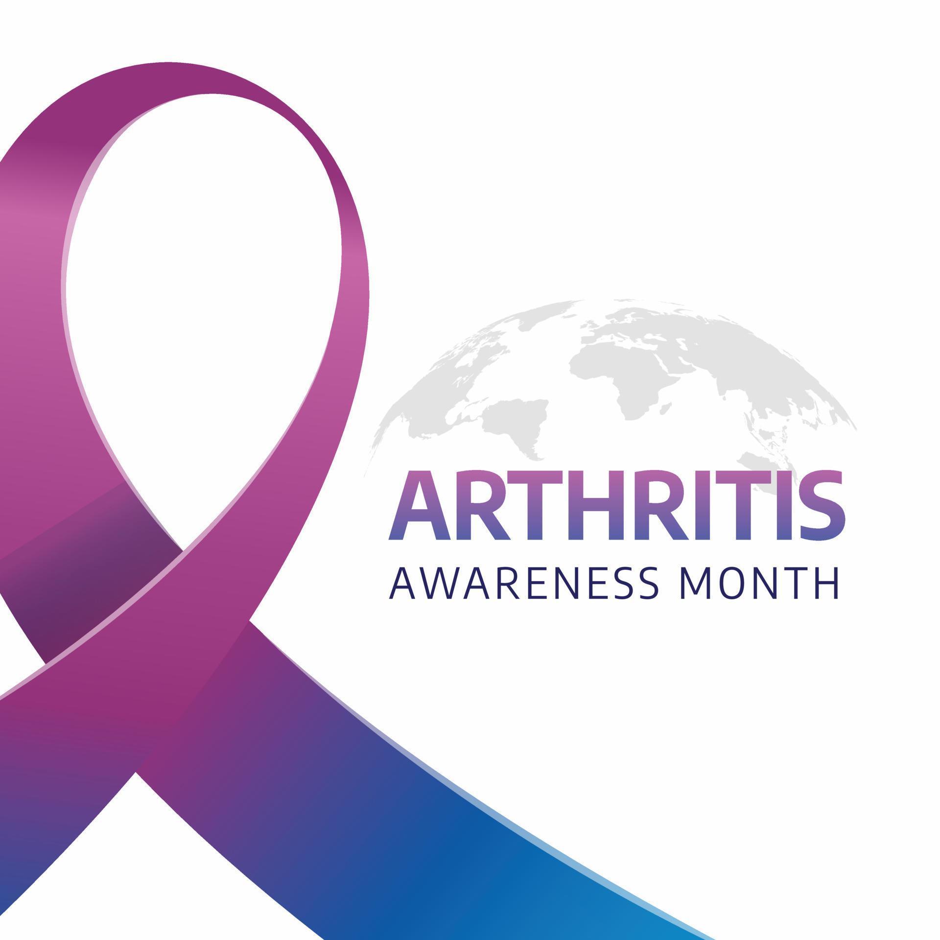 vector graphic of arthritis awareness month good for arthritis