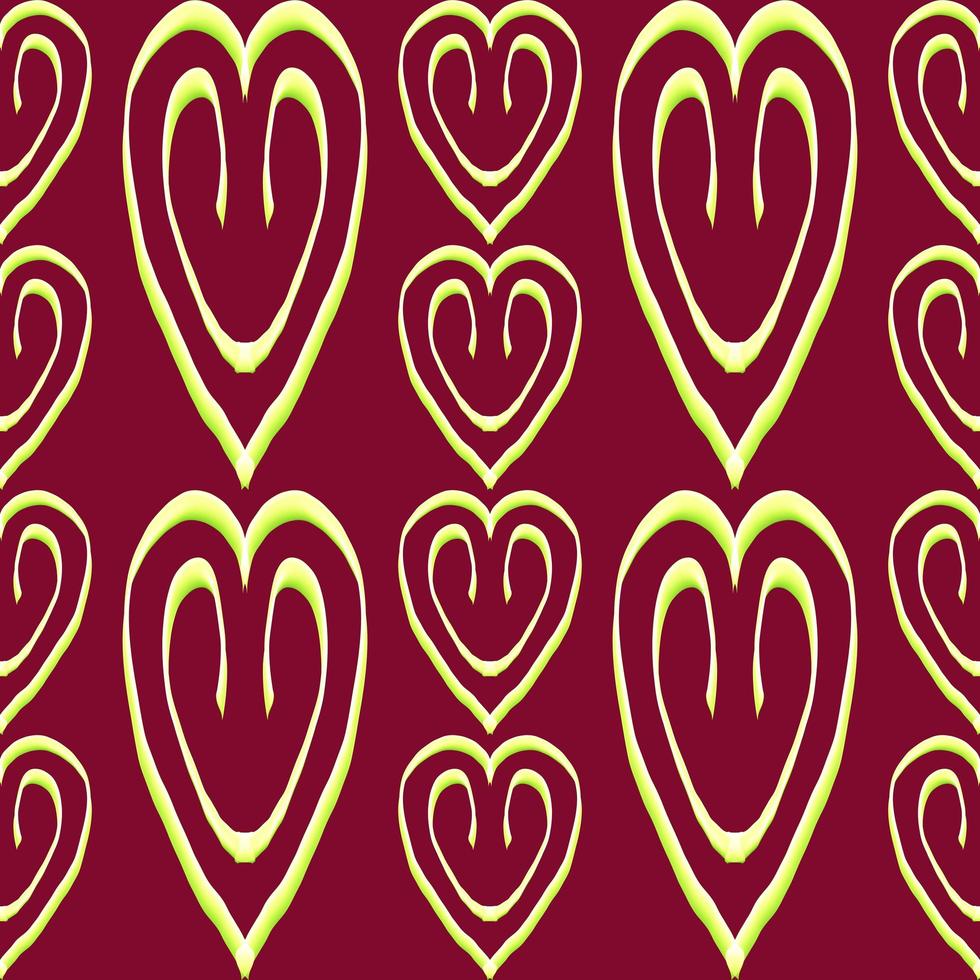 seamless pattern with heart illustration background photo