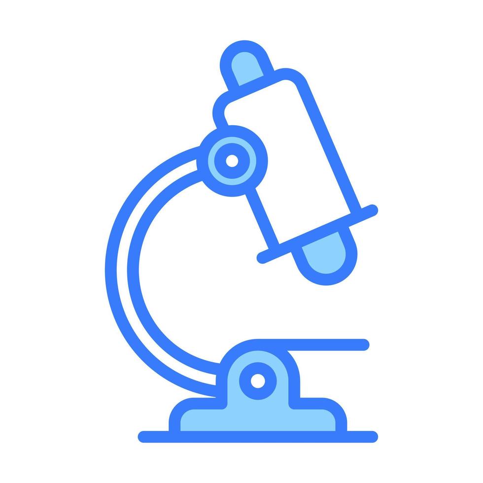 Beautiful design of microscope, a lab equipment, modern style vector