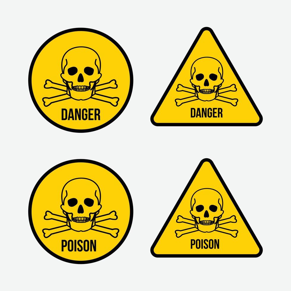 Danger sign vector illustration