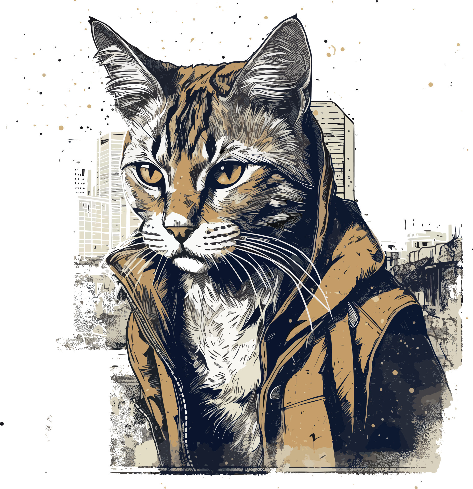 Urban cats. Urban cats