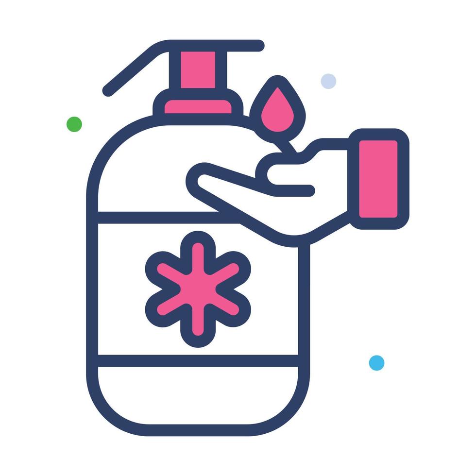 An amazing icon of hand sanitizer, editable vector of hand hygiene