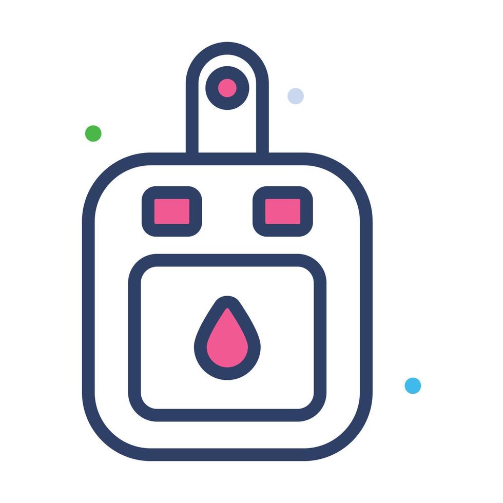 A beautiful design of glucometer, diabetes machine, vector icon