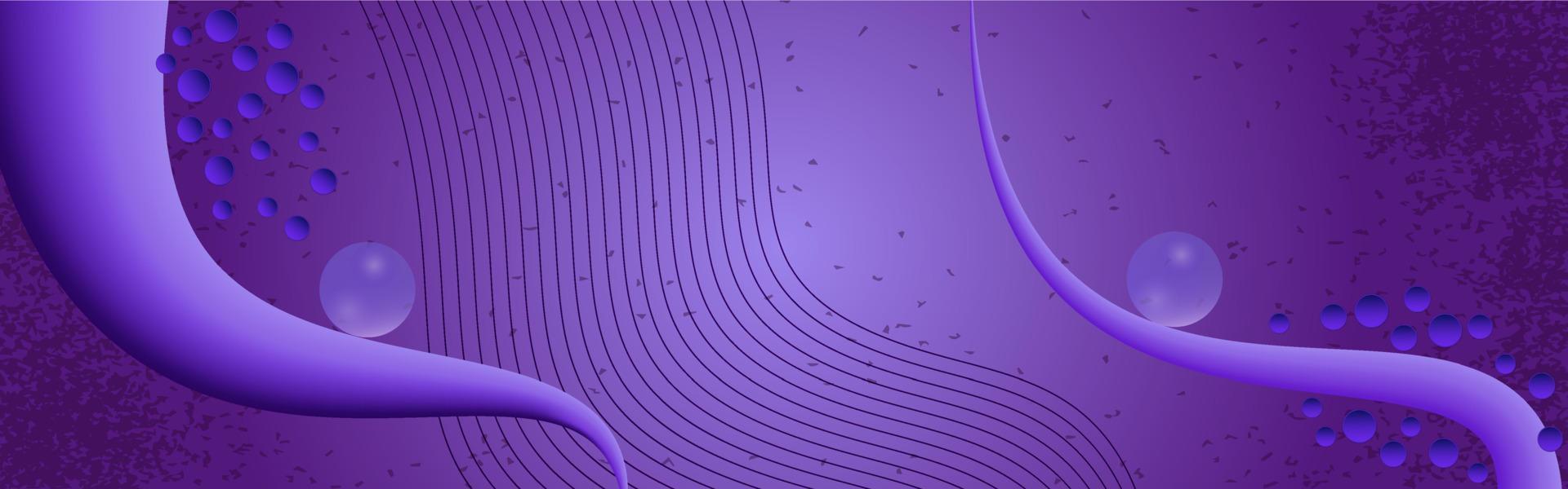 Abstract creative lines art purple background vector