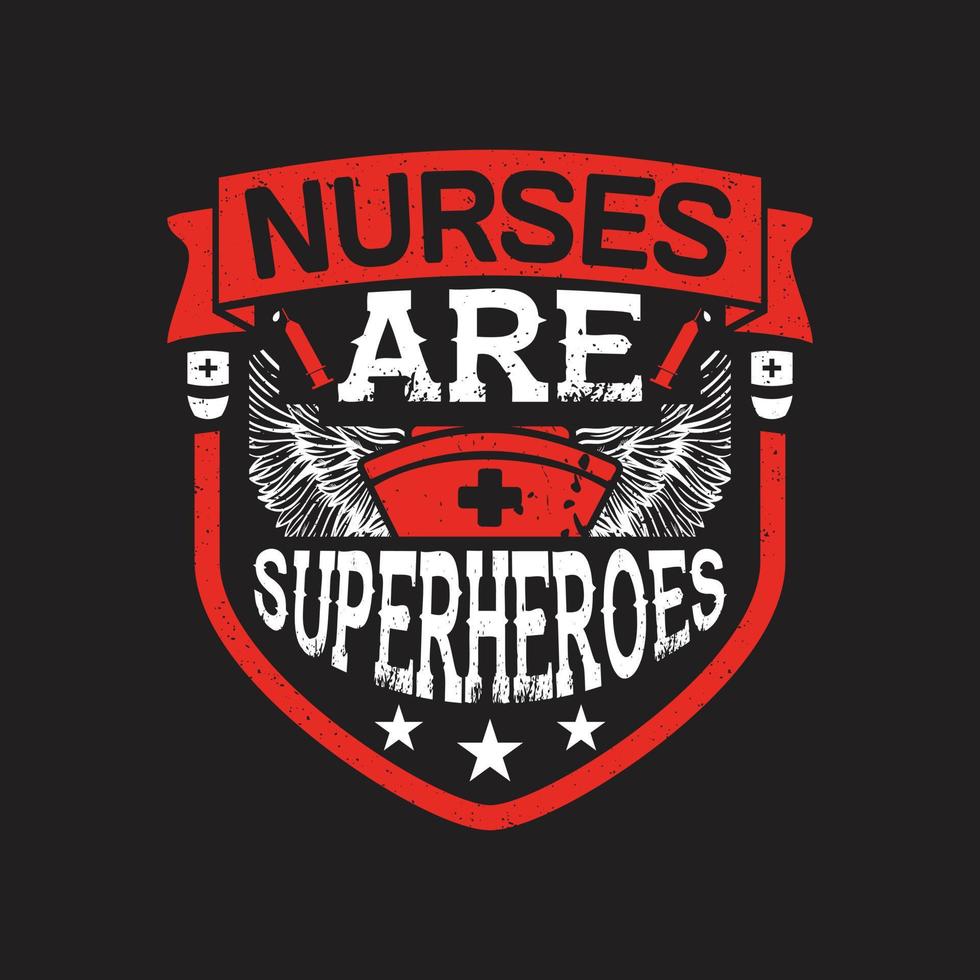 Nurse day typographic t shirt design vector