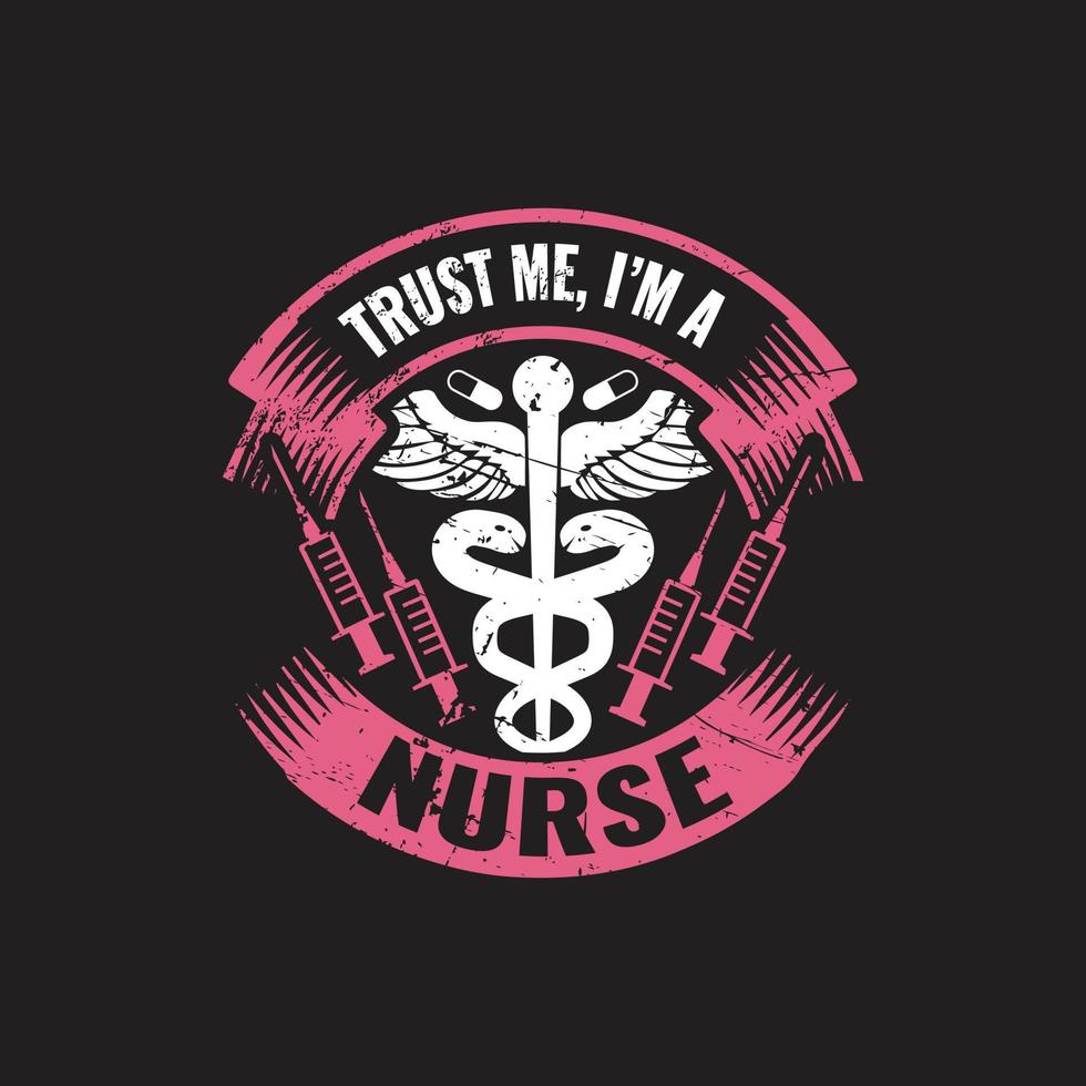 Nurse day typographic t shirt design vector