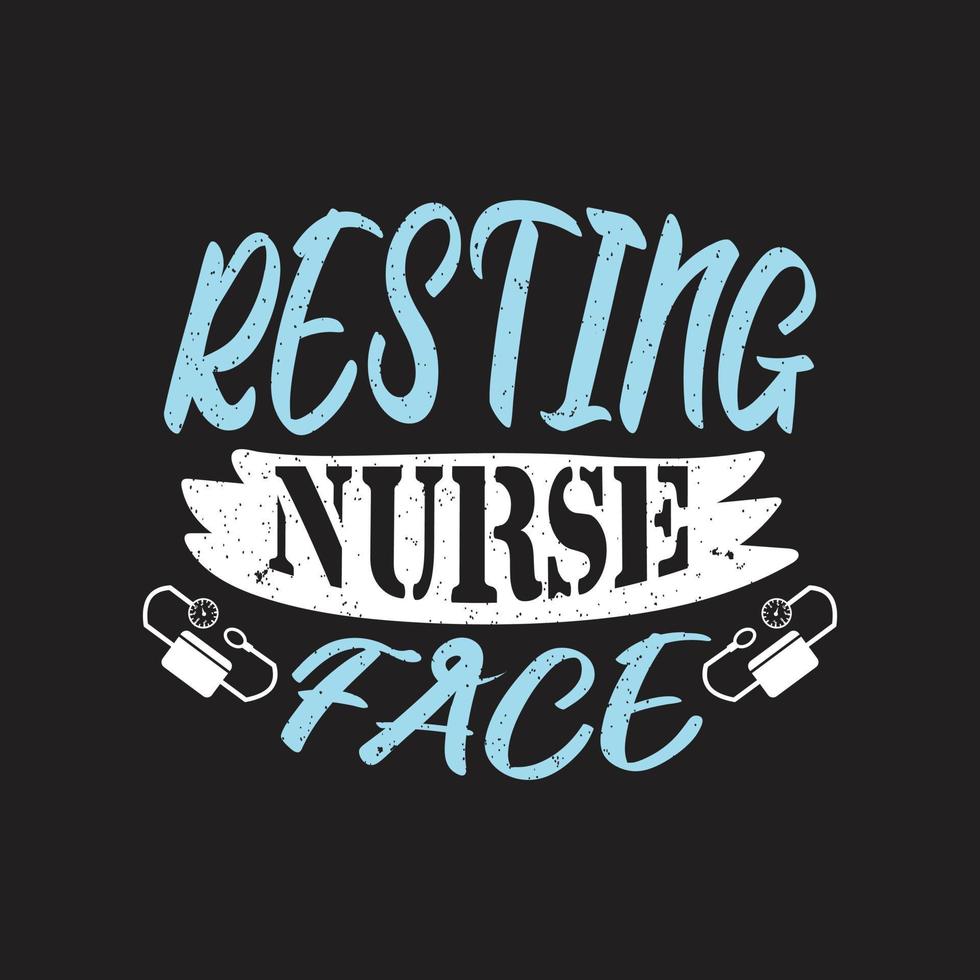 Nurse day typographic t shirt design vector