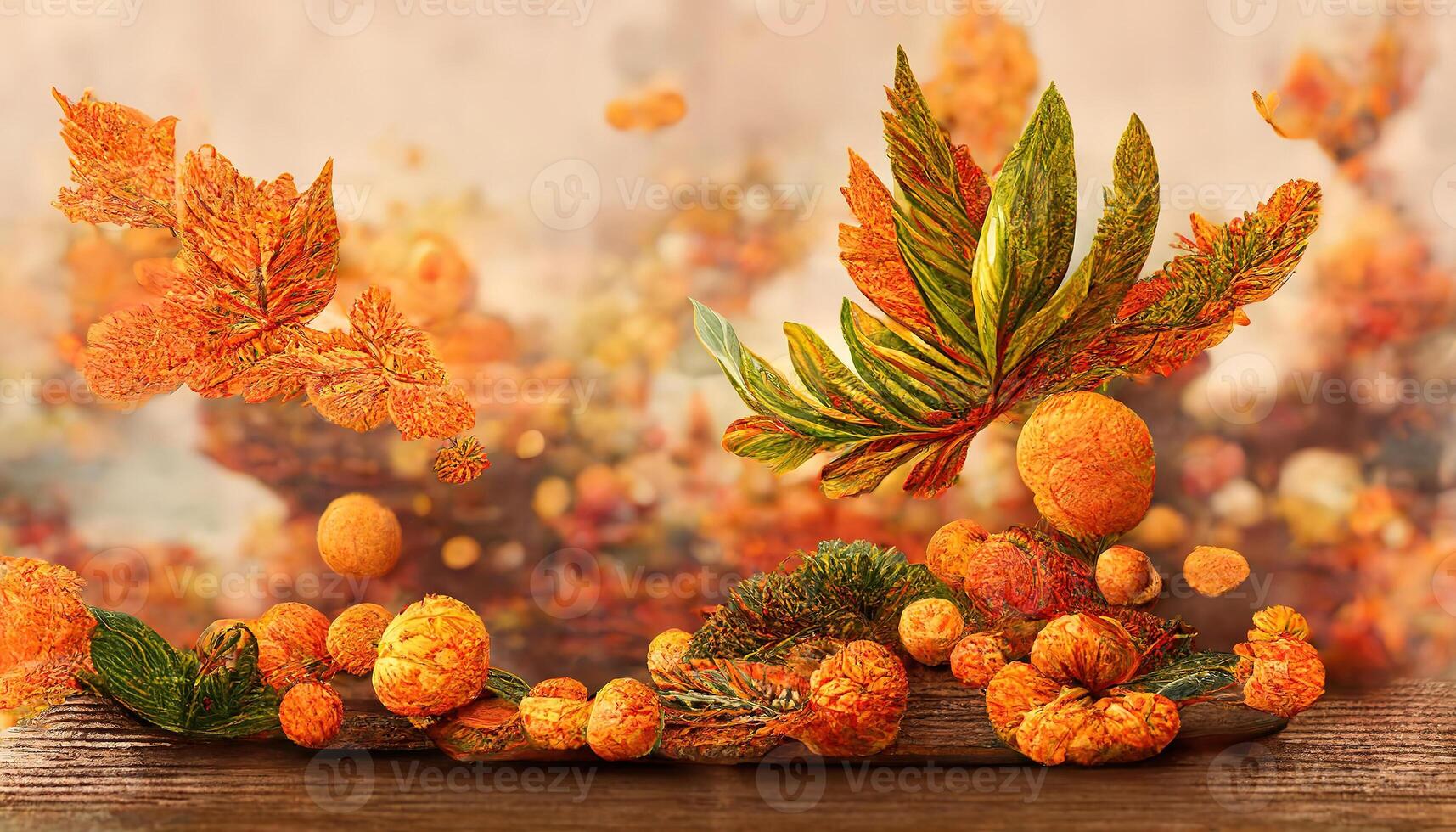 Side frame in autumn mood. photo