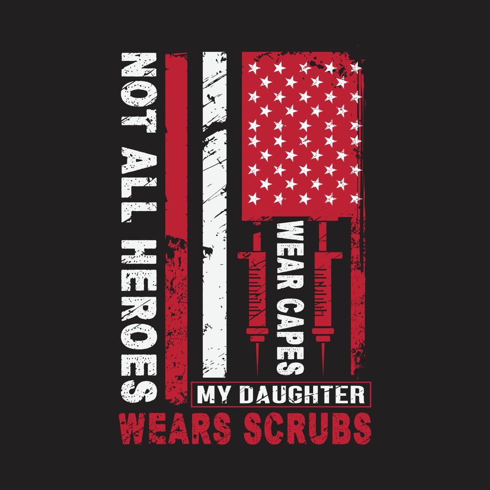 Nurse day typographic t shirt design vector