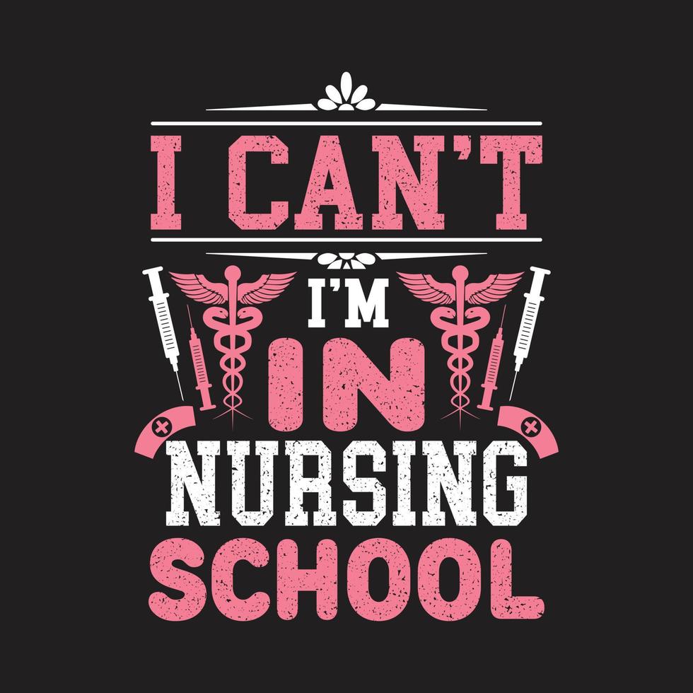 Nurse day typographic t shirt design vector