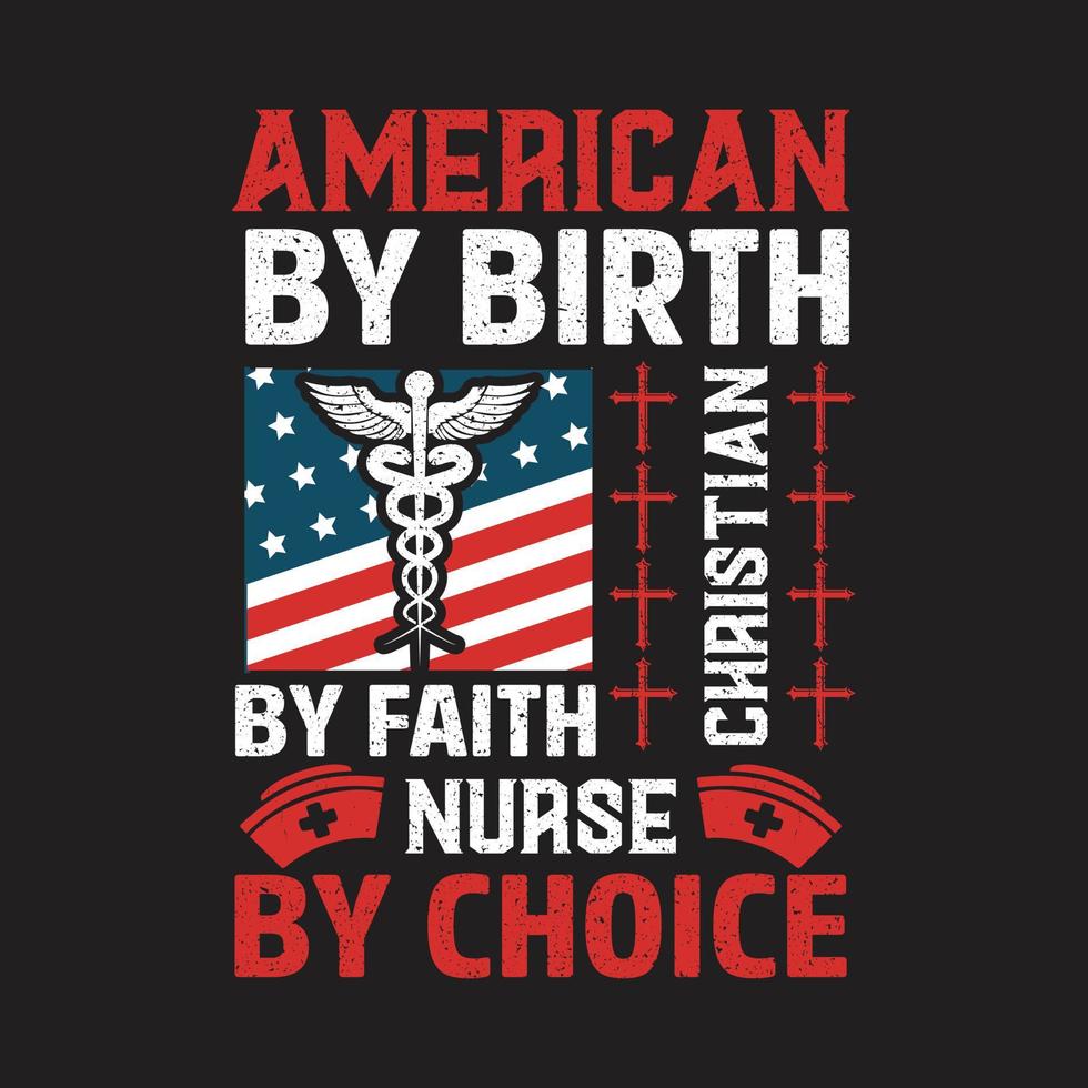Nurse day typographic t shirt design vector