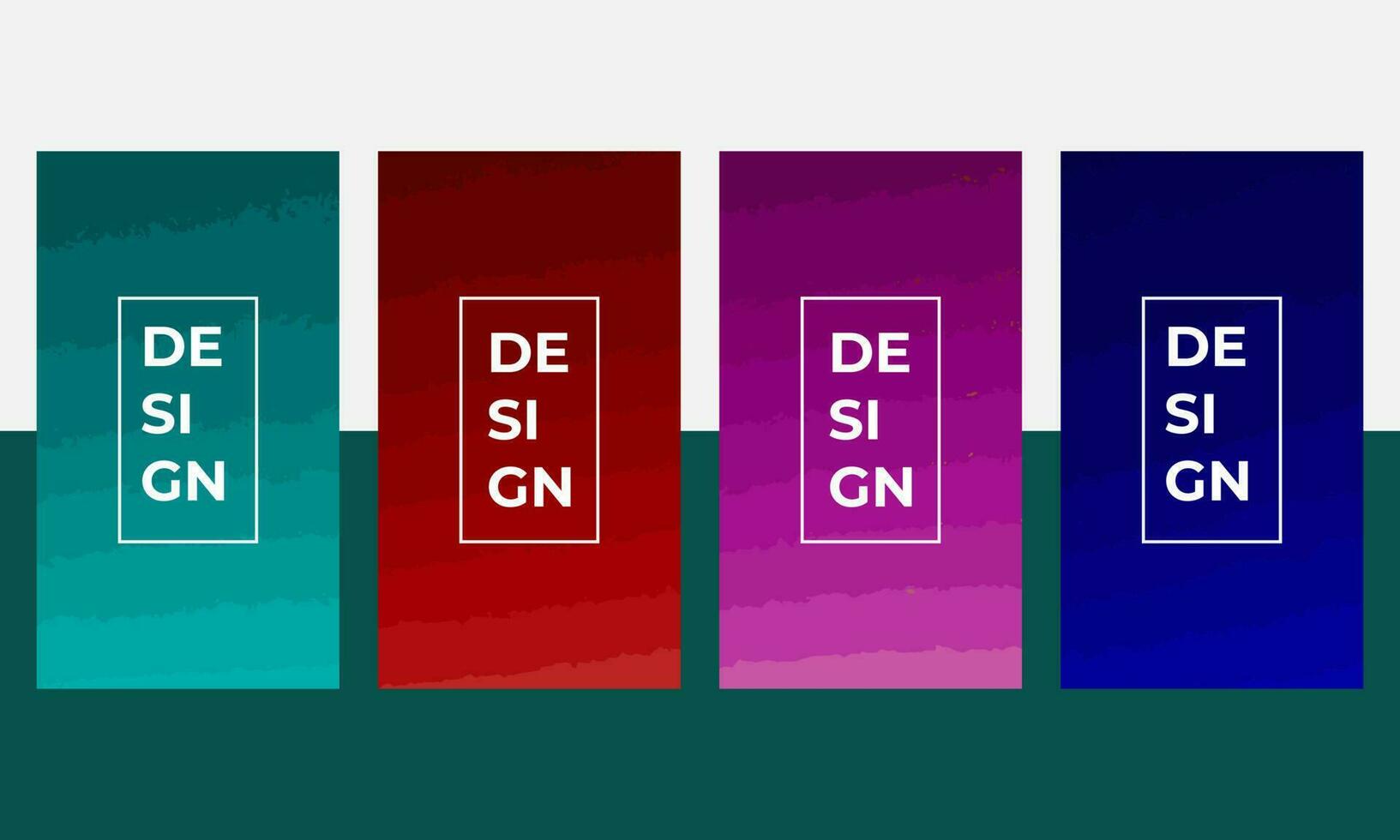 template abstract blur gradient background social media, poster design with tosca, purple, red, blue color vector