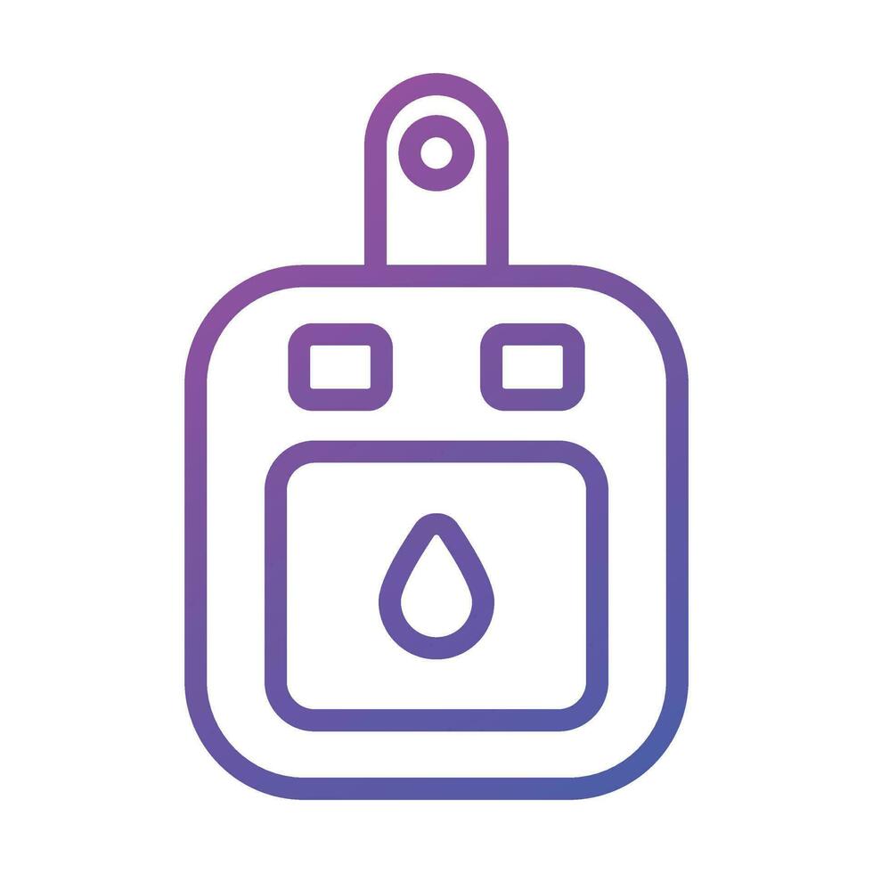 A beautiful design of glucometer, diabetes machine, vector icon