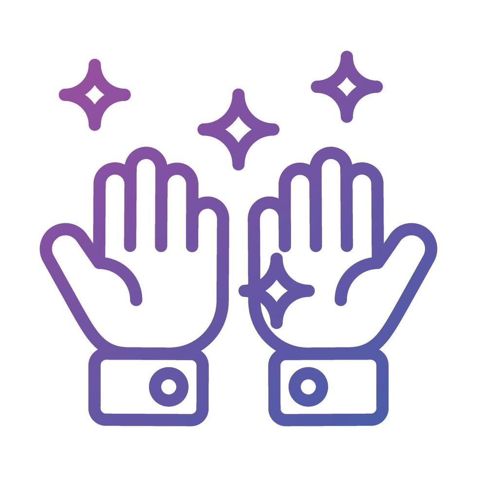 Editable vector of cleaning hands in modern style, editable style