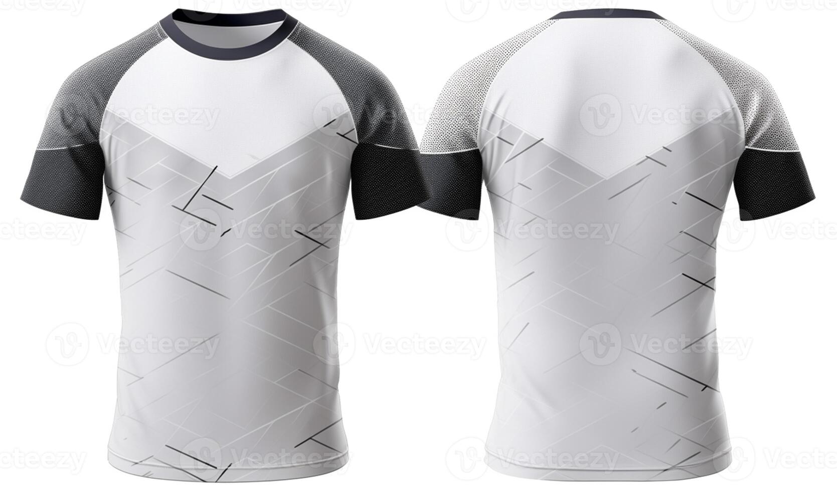 white and black sports jersey mockup, front and back view, 22896323 ...