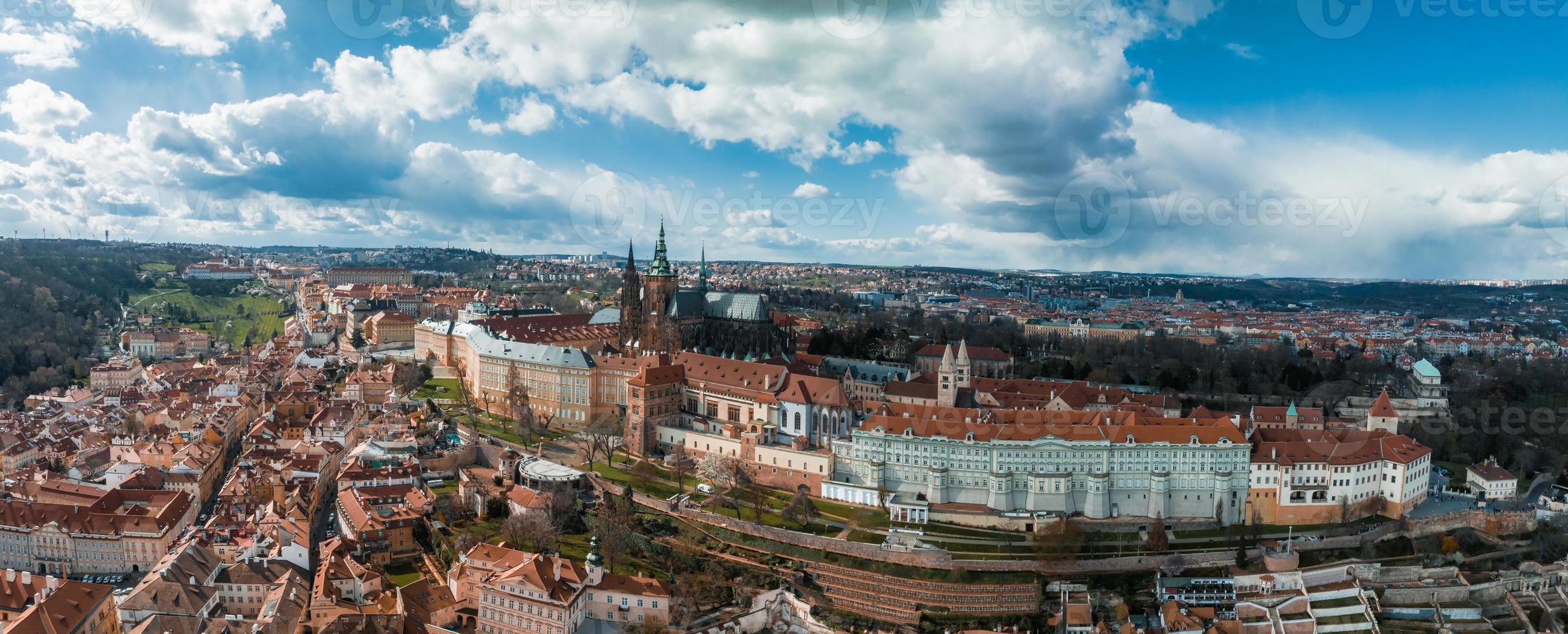 Prague Castle and Saint Vitus Cathedral, Czech Republic. photo