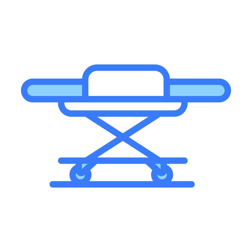 A trendy vector of patient stretcher, icon