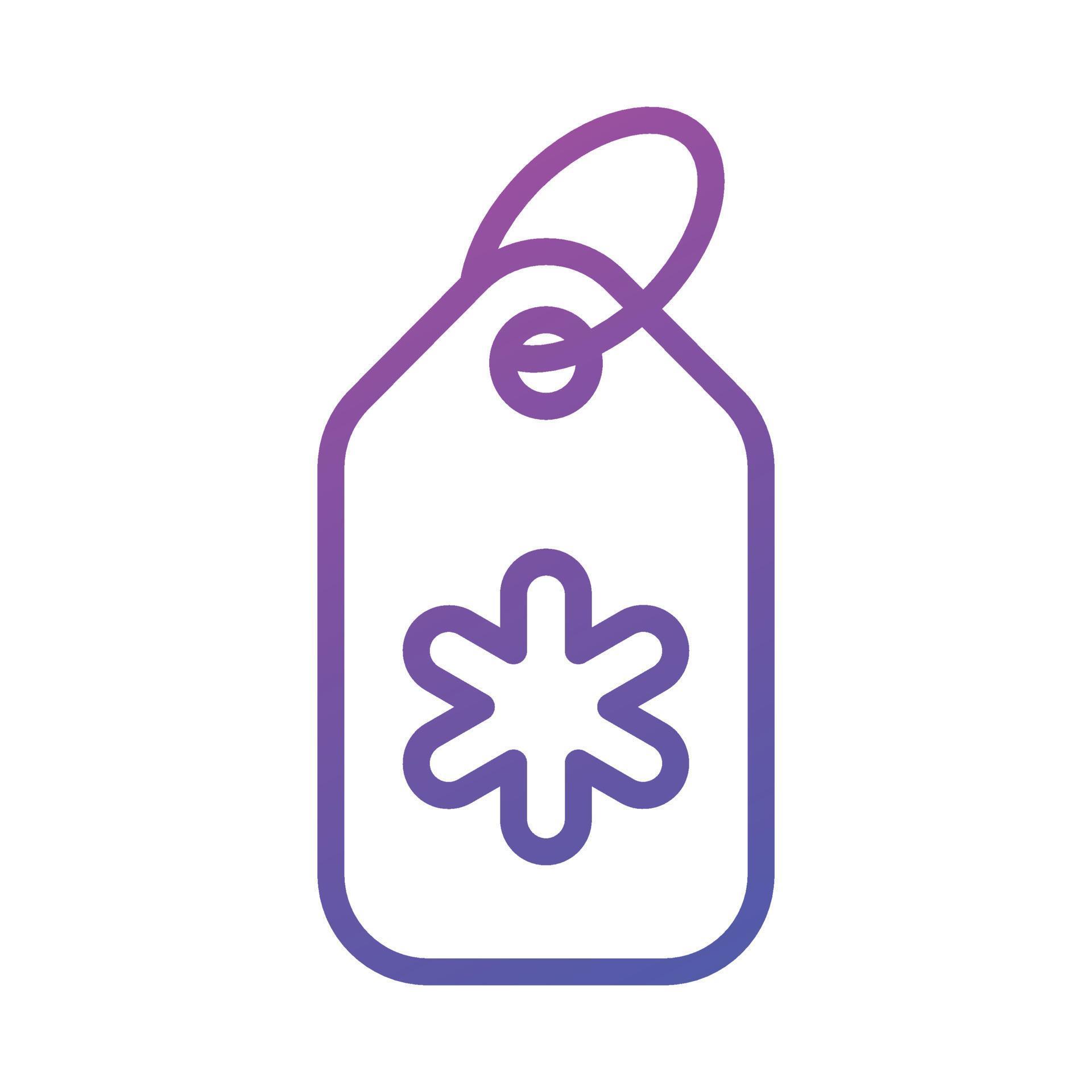 Medical tag vector design in modern and trendy style 22897474 Vector