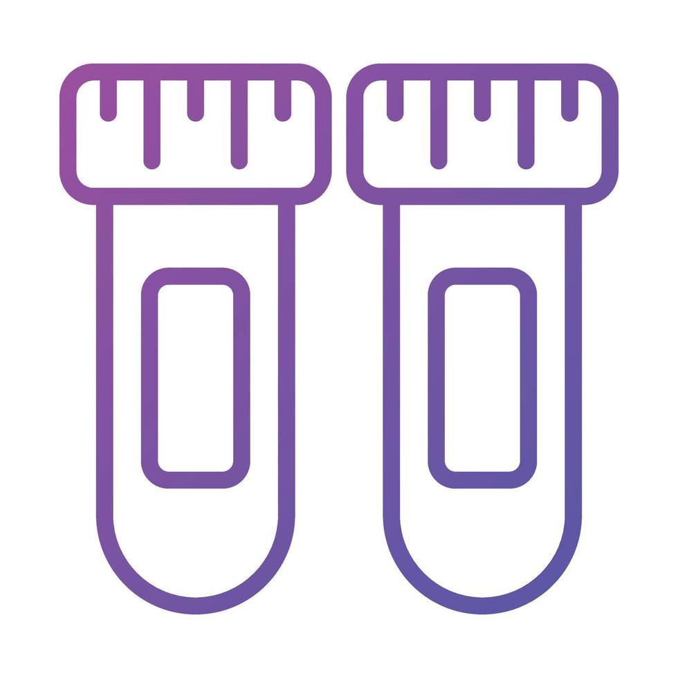 A laboratory equipment for trendy style vector test tube icon