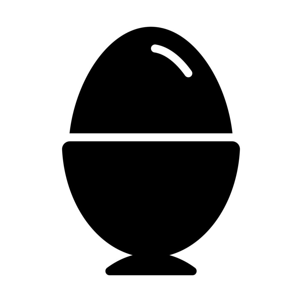 An amazing icon of boiled egg, premium vector design