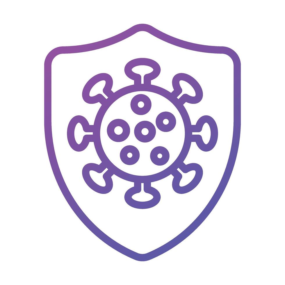 Vector design of corona protection shield, premium icon easy to use