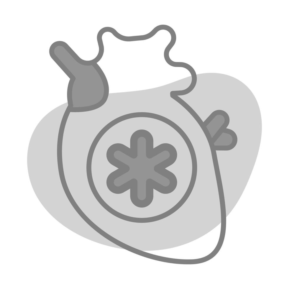 un increíble vector diseño de humano cardíaco Organo, editable icono