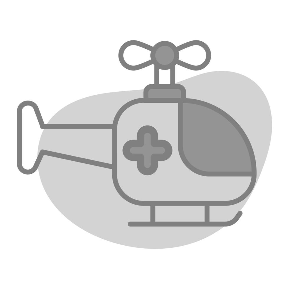 Medical air service, emergency helicopter vector design in trendy style