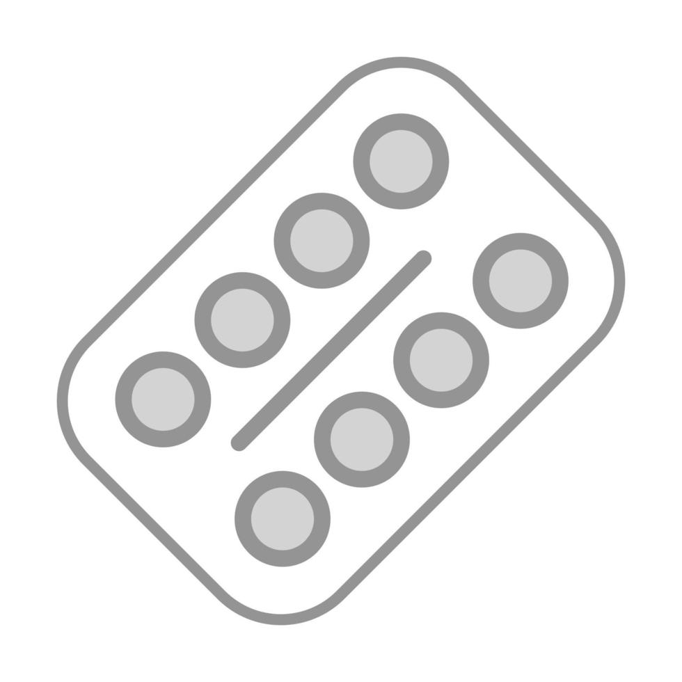 A beautiful icon of tablets strip, medical pills in editable style for healthcare vector