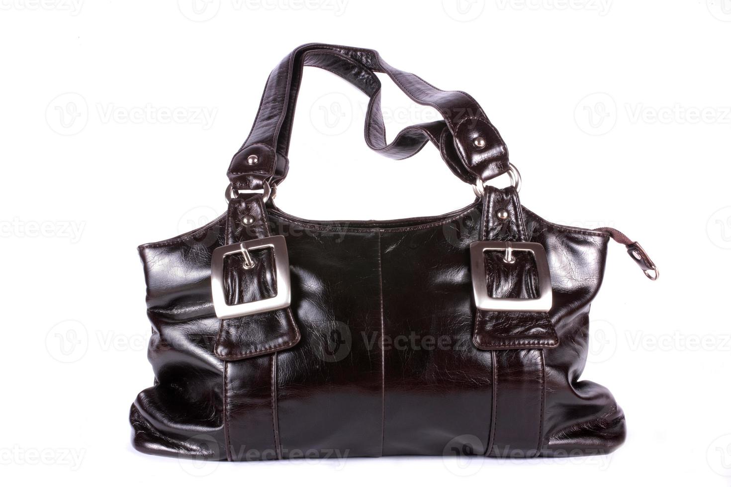 handbag on withe background photo