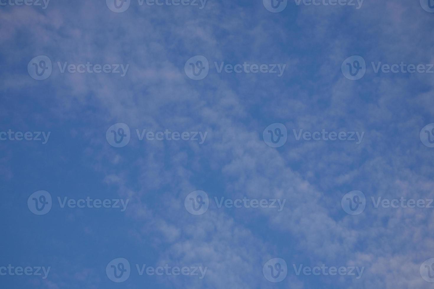 blue sky and white clouds photo