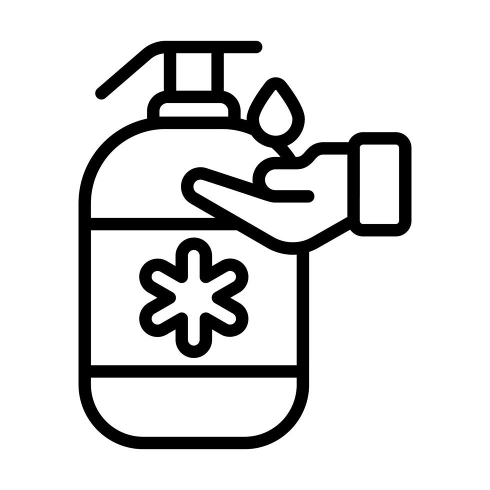 An amazing icon of hand sanitizer, editable vector of hand hygiene