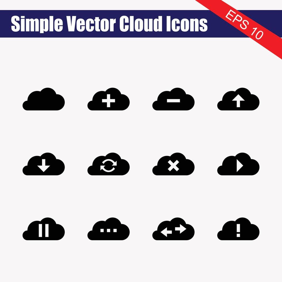 nube Servicio y red relacionado línea iconos base de datos y en línea almacenamiento vector lineal icono colocar.