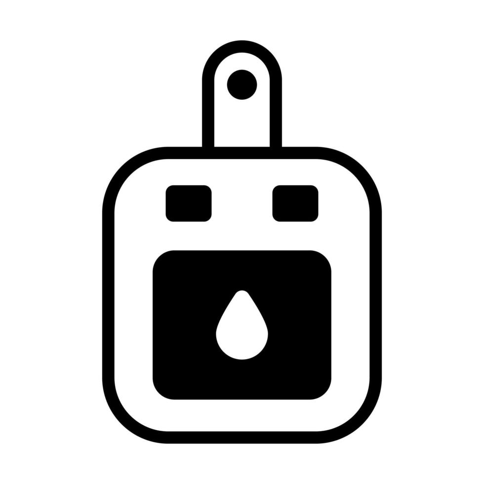 A beautiful design of glucometer, diabetes machine, vector icon