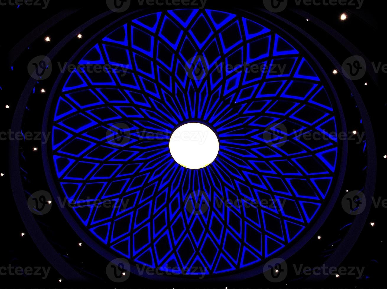abstract background with rosette and lines highlighted in blue photo