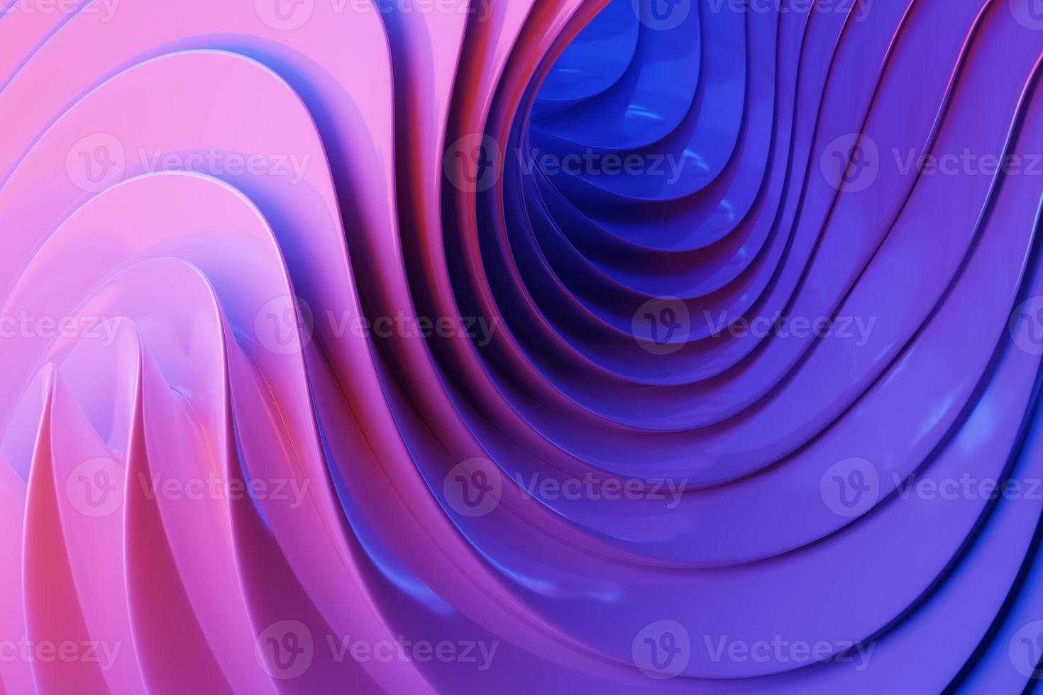 Abstract geometric lines design element. Blue and pink striped