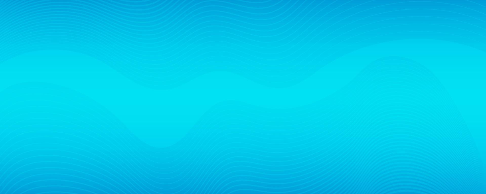Modern colorful gradient background with wave lines. Blue geometric abstract presentation backdrop. Vector illustration
