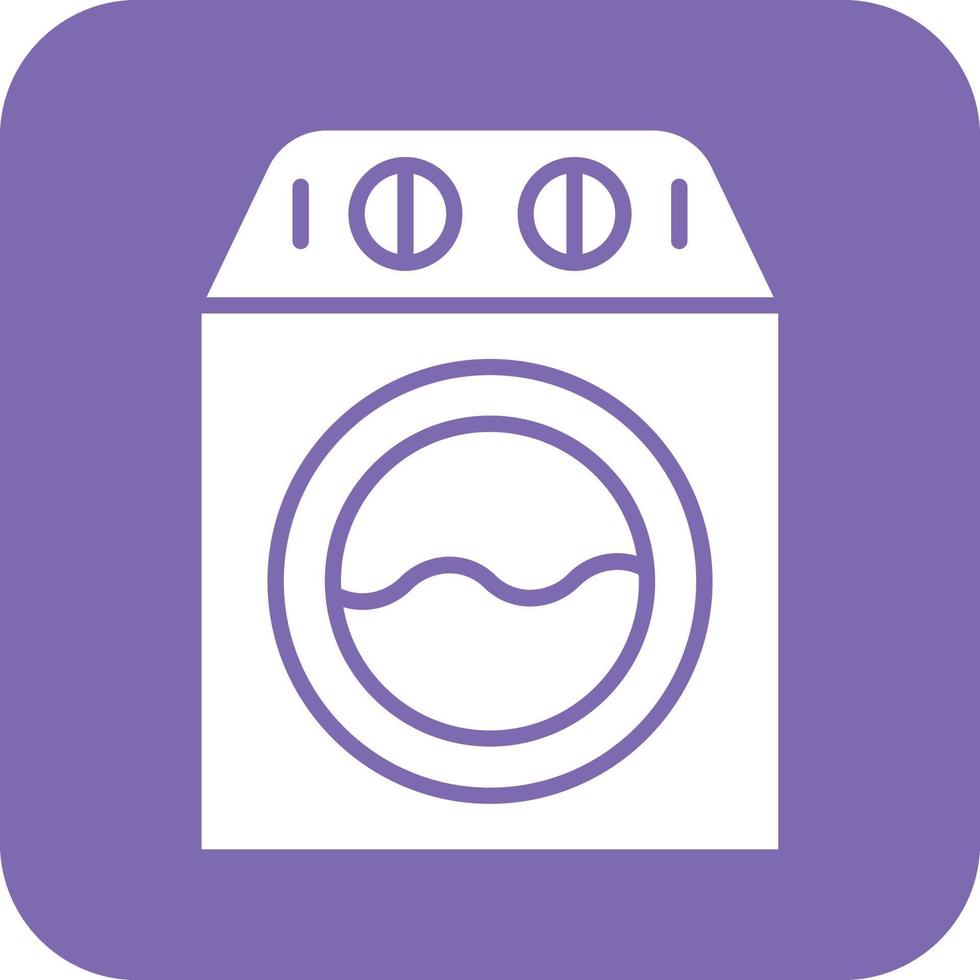 Washing Machine Icon Vetor Style vector